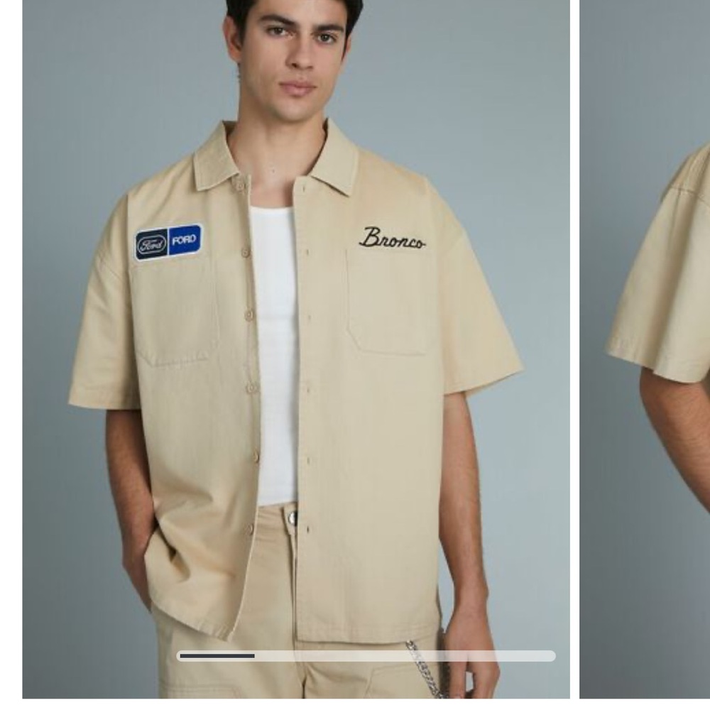 Men’s Ford Bronco Button Up Shirt